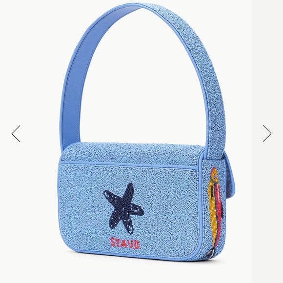 Staud Tommy Beaded Bag Staudines Sardine Purse NWT - Picture 9 of 13